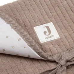 Jollein Verschoningsmat - Met Opbergvak - Milky Coffee - Cloudy Rib