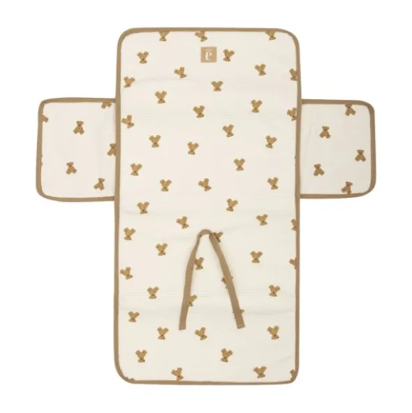 Jollein Verschoningsmat - Mini Teddy Bear Little Waffle