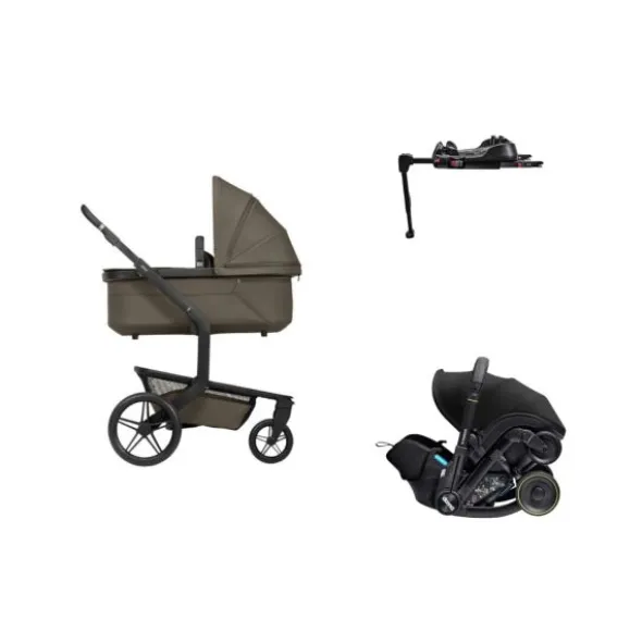 Joolz Day 5 Kinderwagen 4-in-1 - Hazel Brown | Doona X Autostoeltje | Doona X Isofix Base