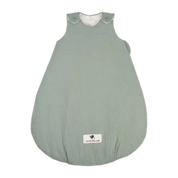 Julius Zöllner Muslin Babyslaapzak - Groen - 50/56 cm