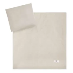 Julius Zöllner Muslin Bedlinnen - Sand - 80×80 + 35×40 cm