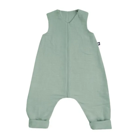 Julius Zöllner Muslin Jumper Slaapoverall - Sand - Maat 80