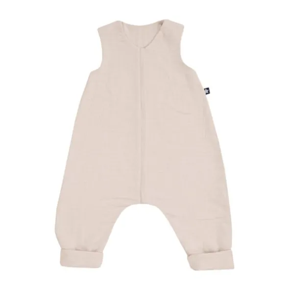 Julius Zöllner Muslin Jumper Slaapoverall - Sand - Maat 80