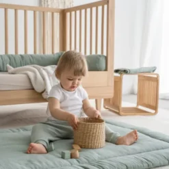 Julius Zöllner Muslin Playmat – Groen – 95/135 cm