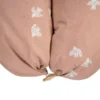 Julius Zöllner Organic Voedingskussen Hoes Nappi – Roze – Birdy – 190 cm