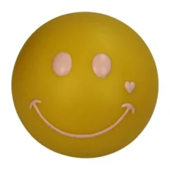 Kersten Ornament Smiley LED - Roze