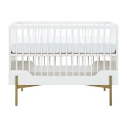 Kidsmill Boutique Babybed Wit / Brass 60 x 120 cm
