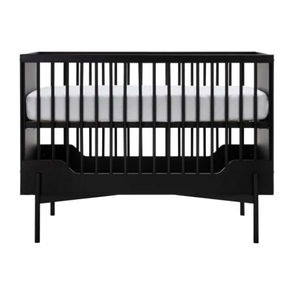Kidsmill Boutique Babykamer Zwart Mat | Bed 60 x 120 cm + Commode