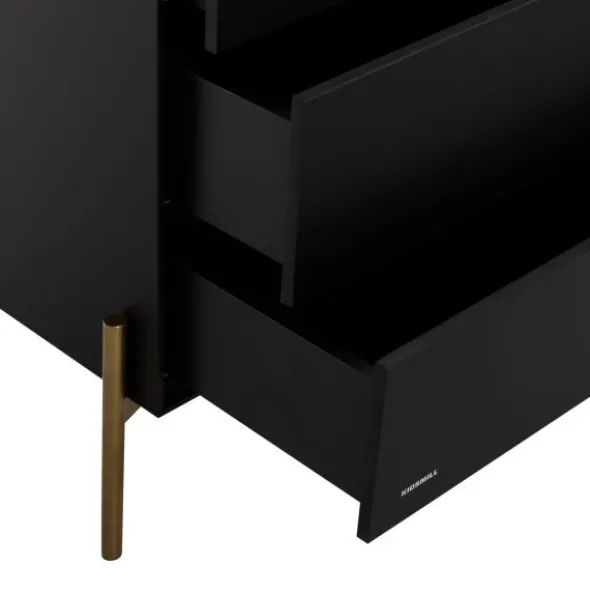 Kidsmill Boutique Commode Zwart / Brass