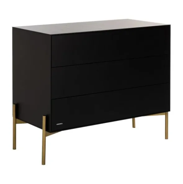 Kidsmill Boutique Commode Zwart / Brass