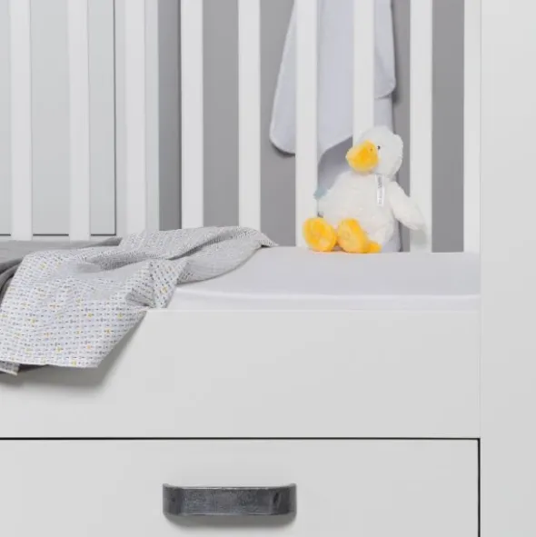 Kidsmill Brent Babybed Met Lade Wit 60 x 120 cm
