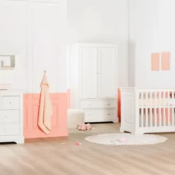 Kidsmill Chateau E4 Babykamer Wit | Ledikant 60x120 cm + Commode