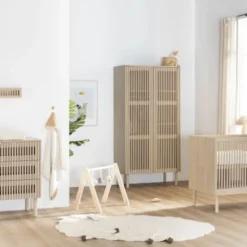 Kidsmill Dai Babykamer Eiken | Ledikant 60 x 120 cm + Commode