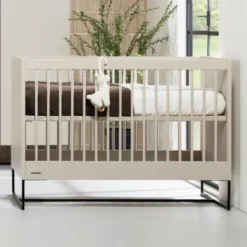 Kidsmill Intense Babykamer- Mat Oatmeal | Bed 60 x 120 cm + Commode