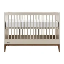Kidsmill Intense Babykamer Oatmeal/Walnoot | Ledikant 60 x 120 cm + Commode