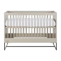Kidsmill Intense II Babybed Mat Oatmeal - Zwart - 60 x 120 cm