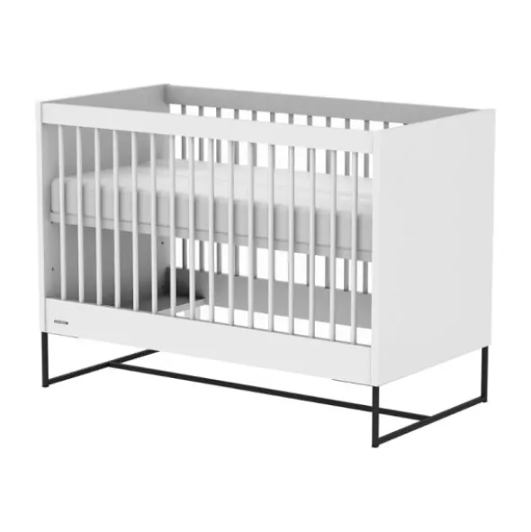 Kidsmill Intense II Babybed Mat Wit - Zwart - 60 x 120 cm