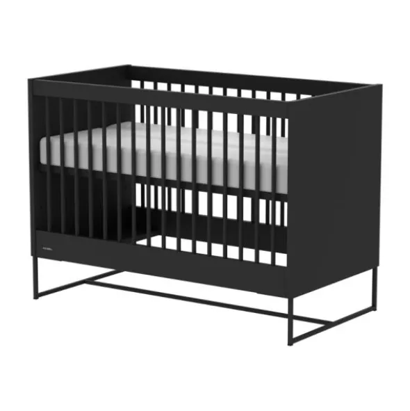 Kidsmill Intense II Babybed Mat Zwart - Zwart - 60 x 120 cm