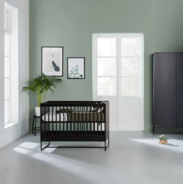 Kidsmill Intense II Babybed Mat Zwart - Zwart - 60 x 120 cm