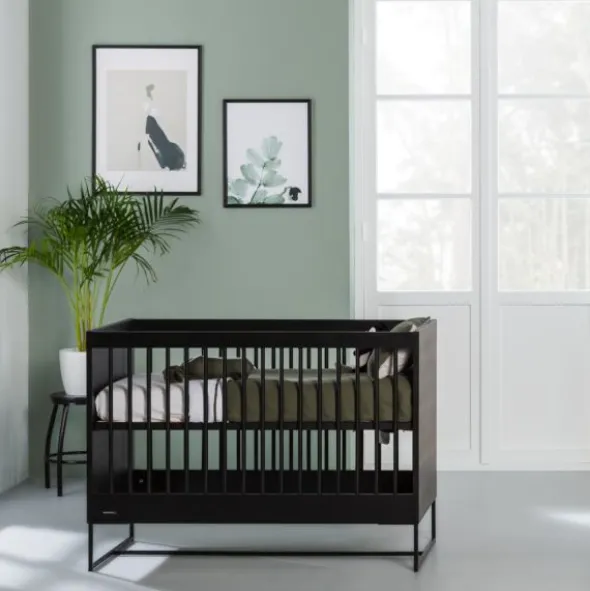 Kidsmill Intense II Babybed Mat Zwart - Zwart - 60 x 120 cm