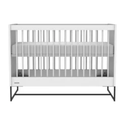 Kidsmill Intense II Babykamer Wit / Zwart | Ledikant 60 x 120 cm + Commode 3L