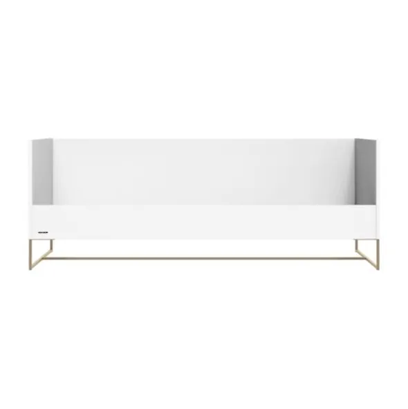 Kidsmill Intense II Bedbank 90 x 200 - Wit / Patinated Brass