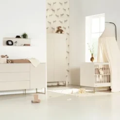 Kidsmill Intense II Commode - Oatmeal / Patinated Brass
