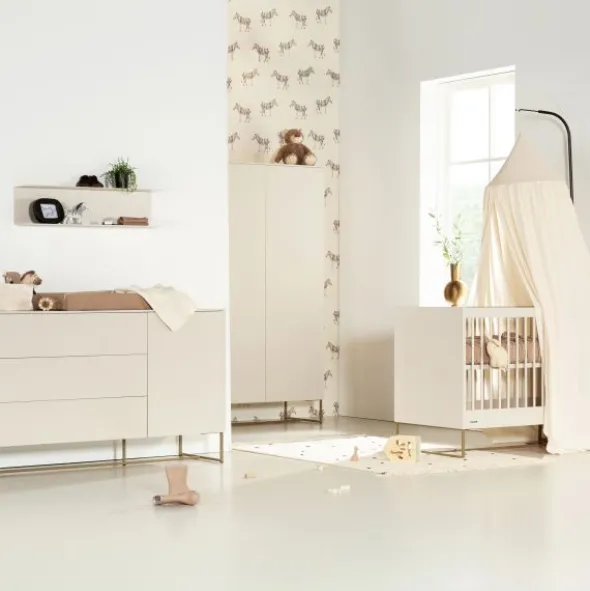Kidsmill Intense II Commode - Oatmeal / Patinated Brass