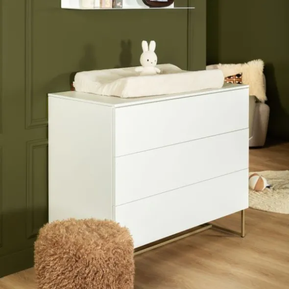 Kidsmill Intense II Commode - Wit / Patinated Brass