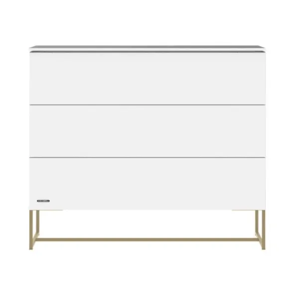 Kidsmill Intense II Commode - Wit / Patinated Brass