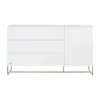 Kidsmill Intense II Commode XL - Wit / Patinated Brass