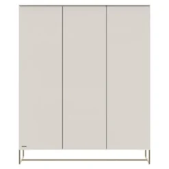 Kidsmill Intense II Kast 3-Deurs - Oatmeal / Patinated Brass