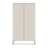 Kidsmill Intense II Kast 2-Deurs - Oatmeal / Patinated Brass