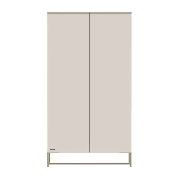 Kidsmill Intense II Kast 2-Deurs - Oatmeal / Patinated Brass