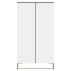 Kidsmill Intense II Kast 2-Deurs - Wit / Patinated Brass