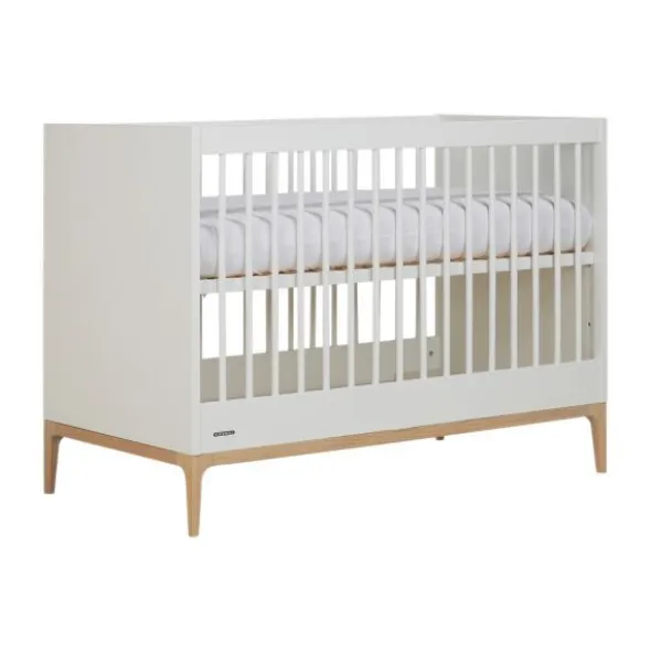 Kidsmill Intense II Ledikant - 70 x 140 cm - Wit / Eiken