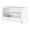 Kidsmill Intense II Ledikant 70 x 140 - Wit / Patinated Brass