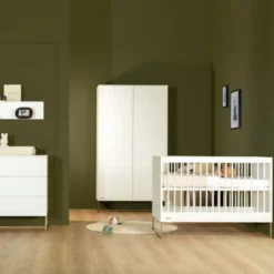 Kidsmill Intense II Ledikant 60 x 120 - Wit / Patinated Brass