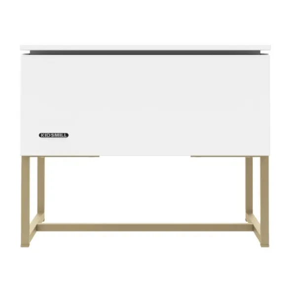 Kidsmill Intense II Nachtkastje - Wit / Patinated Brass