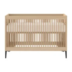 Kidsmill Levi Babykamer Incl. Ronde Potenset Eiken | Ledikant 60 x 120 cm + Commode