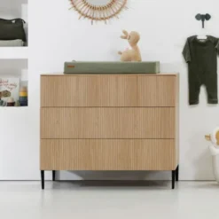 Kidsmill Levi Commode - Incl. Ronde Potenset - Eiken
