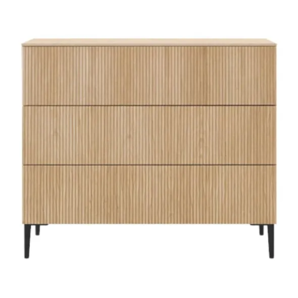 Kidsmill Levi Commode - Incl. Ronde Potenset - Eiken