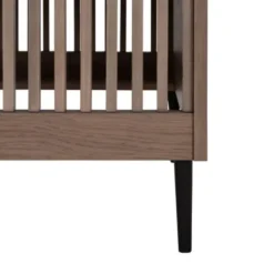 Kidsmill Levi Ledikant 60x120 cm - Ronde Poot - Walnoot