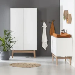 Kidsmill Noud Kledingkast 2-Deurs Wit