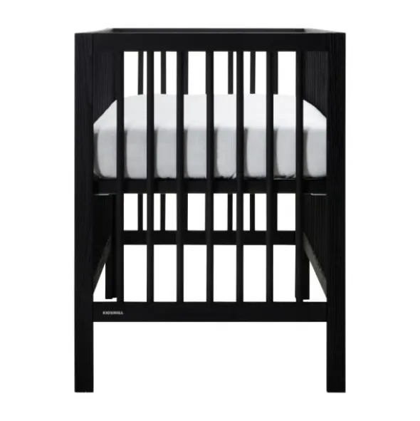 Kidsmill Pure Wood Ledikant Zwart Geborsteld 60 x 120 Cm