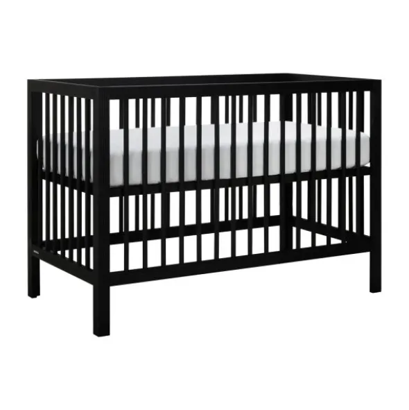 Kidsmill Pure Wood Ledikant Zwart Geborsteld 60 x 120 Cm