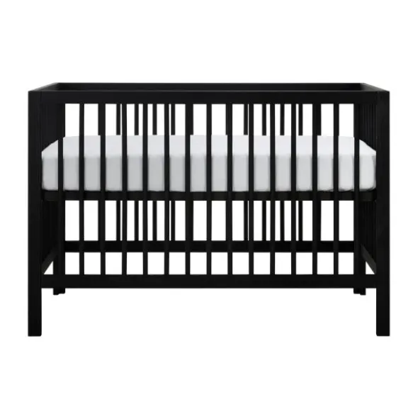 Kidsmill Pure Wood Ledikant Zwart Geborsteld 60 x 120 Cm