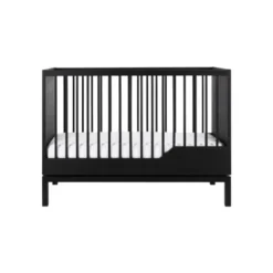 Kidsmill Savi Babybed 70 x 140 cm Met Juniorzijde - Zwart Eiken