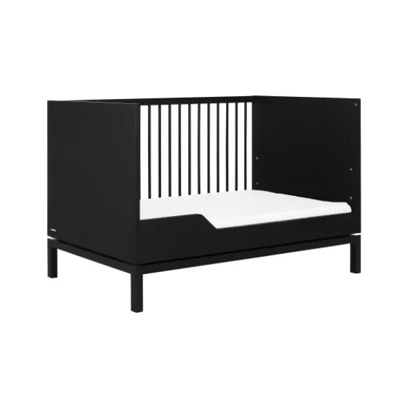 Kidsmill Savi Babybed 70 x 140 cm Met Juniorzijde - Zwart Eiken