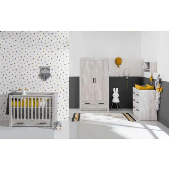 Kidsmill Sem Nautic Babybed Met Lade Grijs 60 x 120 cm